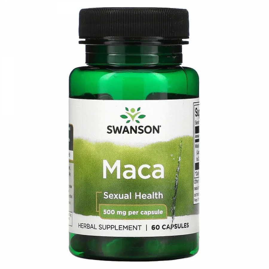 Maca Swanson, , 500 mg, 60 Cápsulas Importado de USA