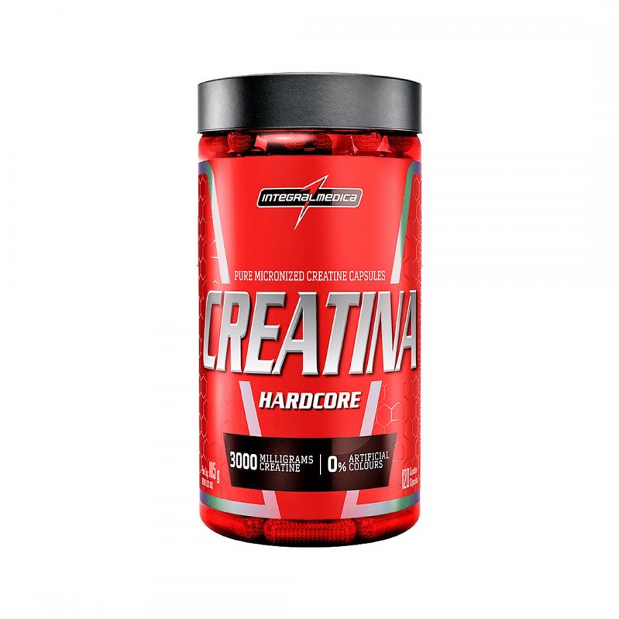 Creatina Hardcore (120 Cápsulas) Integralmedica