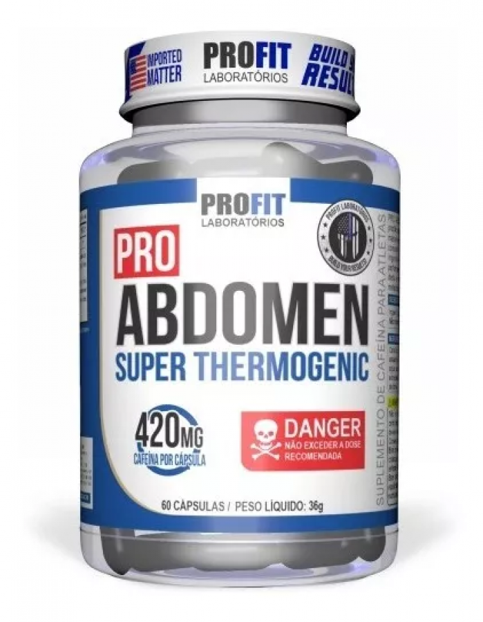 Termogénico Quemador De Grasa 420 Mg Pro Abdomen Profit 60cp