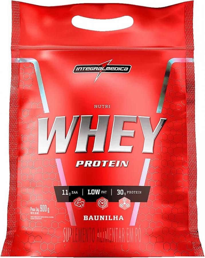 Proteína Whey Protein Integralmédica Sabor Vainilla 907grs