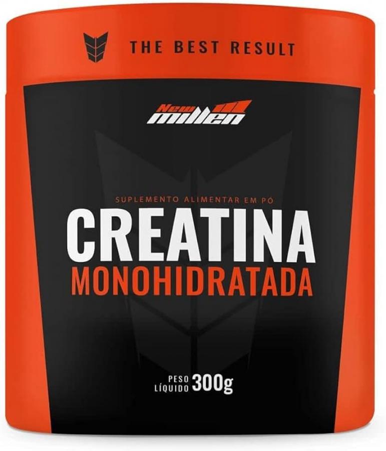  Creatina 100% Pura New Millen Monohidratada Pote 300grs