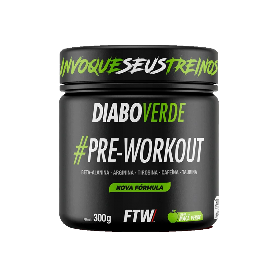 Pre - Entreno Diablo Verde FTW 300GRS Sabor Manzana