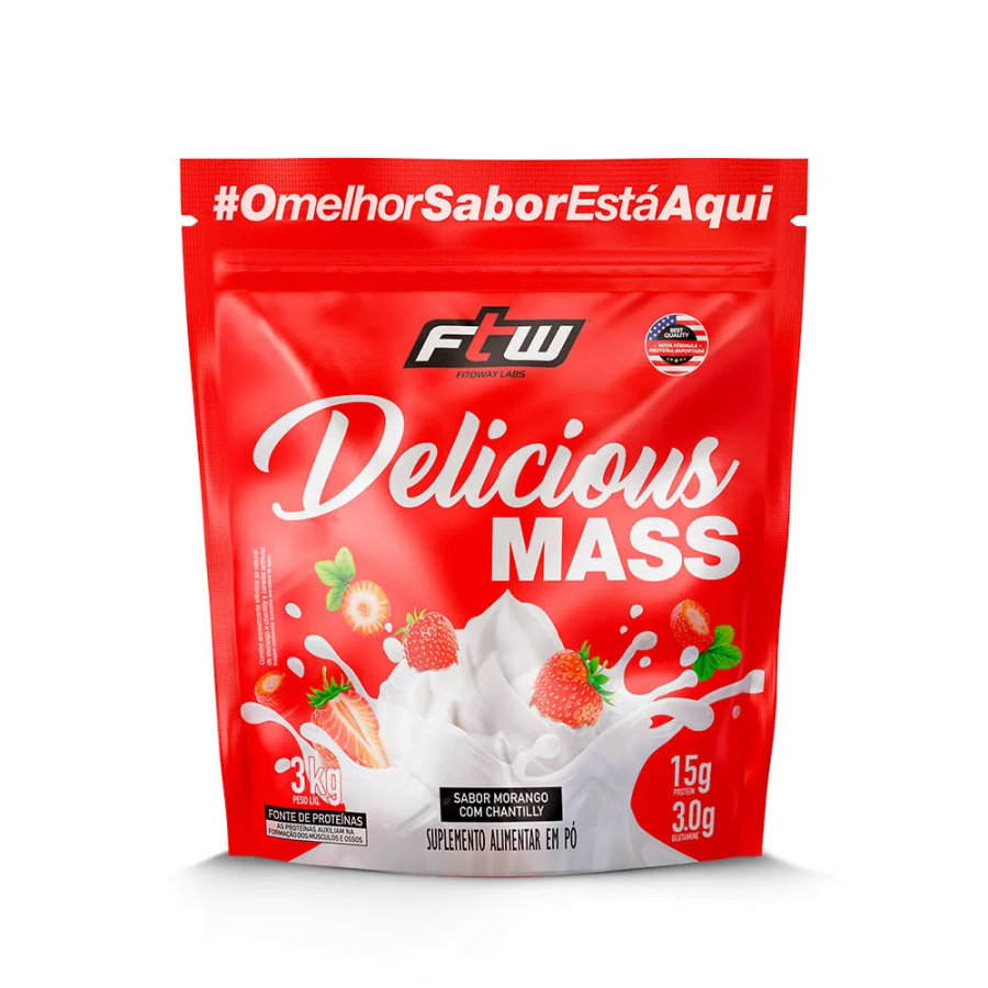 Hipercalorico DELICIUS MASS 3 kg - Ftw - Masa Muscular 
