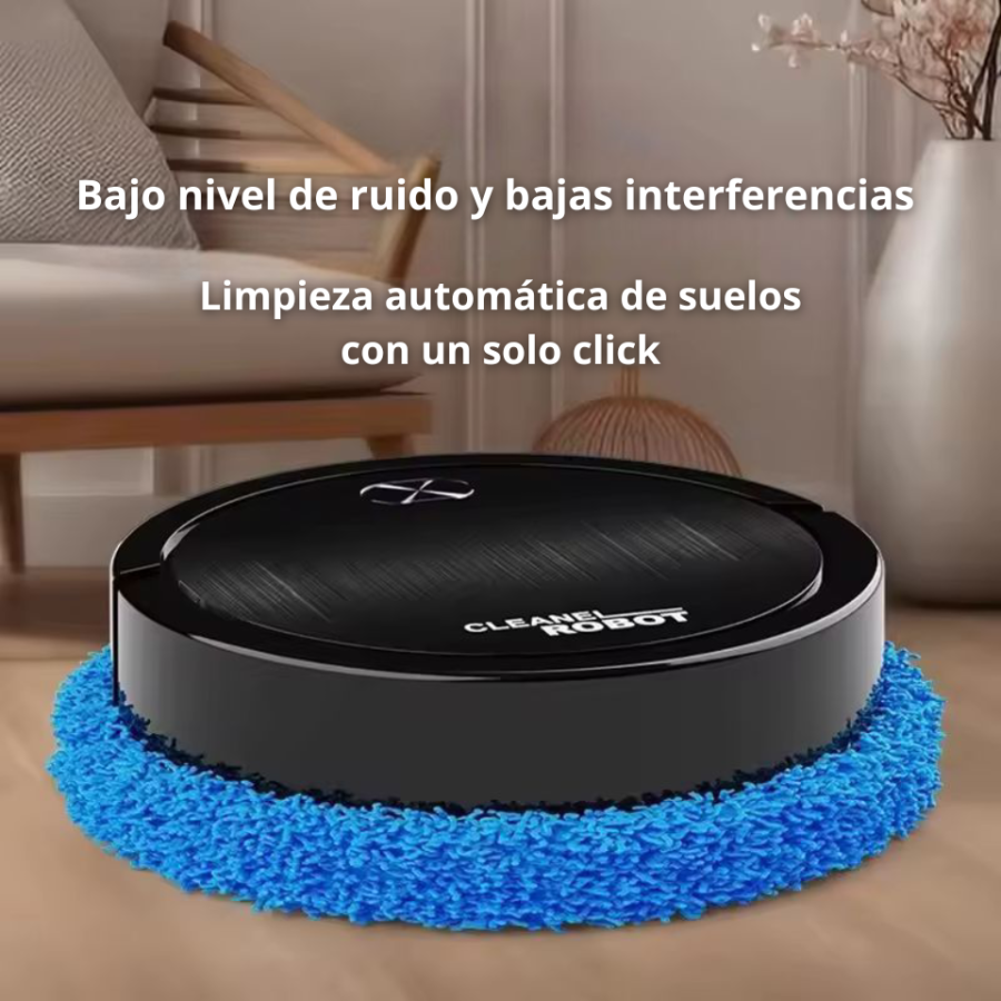  🤖 Robot Eléctrico Inteligente para Fregar y Barrer Suelos
