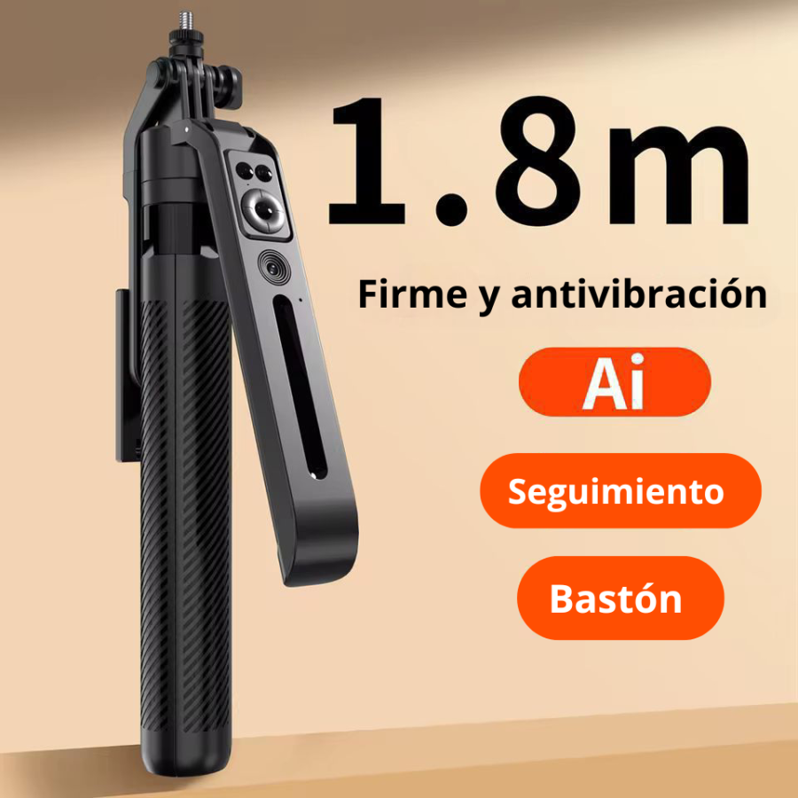 🤳 Palo de Selfie 3 en 1 con Estabilizador, Trípode y Blueto