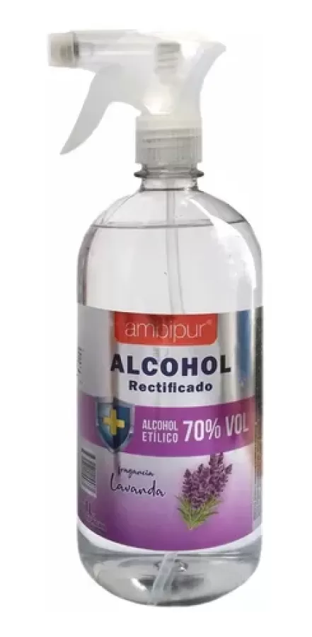 Alcohol Ambipur c/pulverizador 1 Litro Lavanda