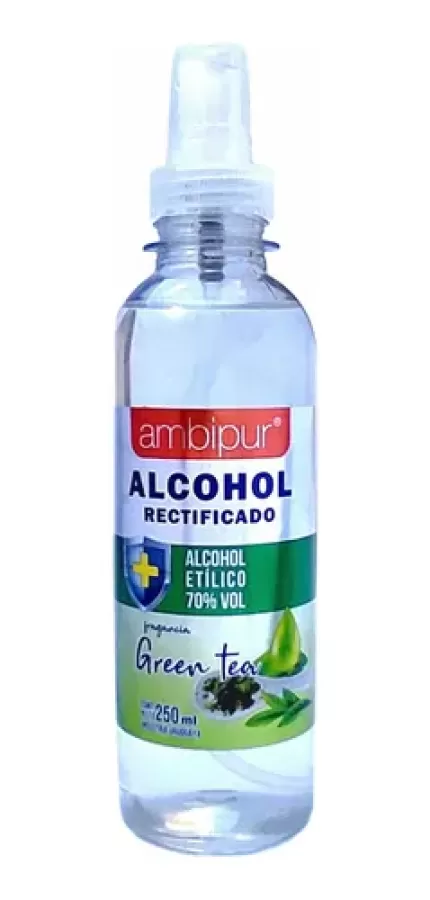 Alcohol Ambipur c/pulverizador 250 ml Green tea