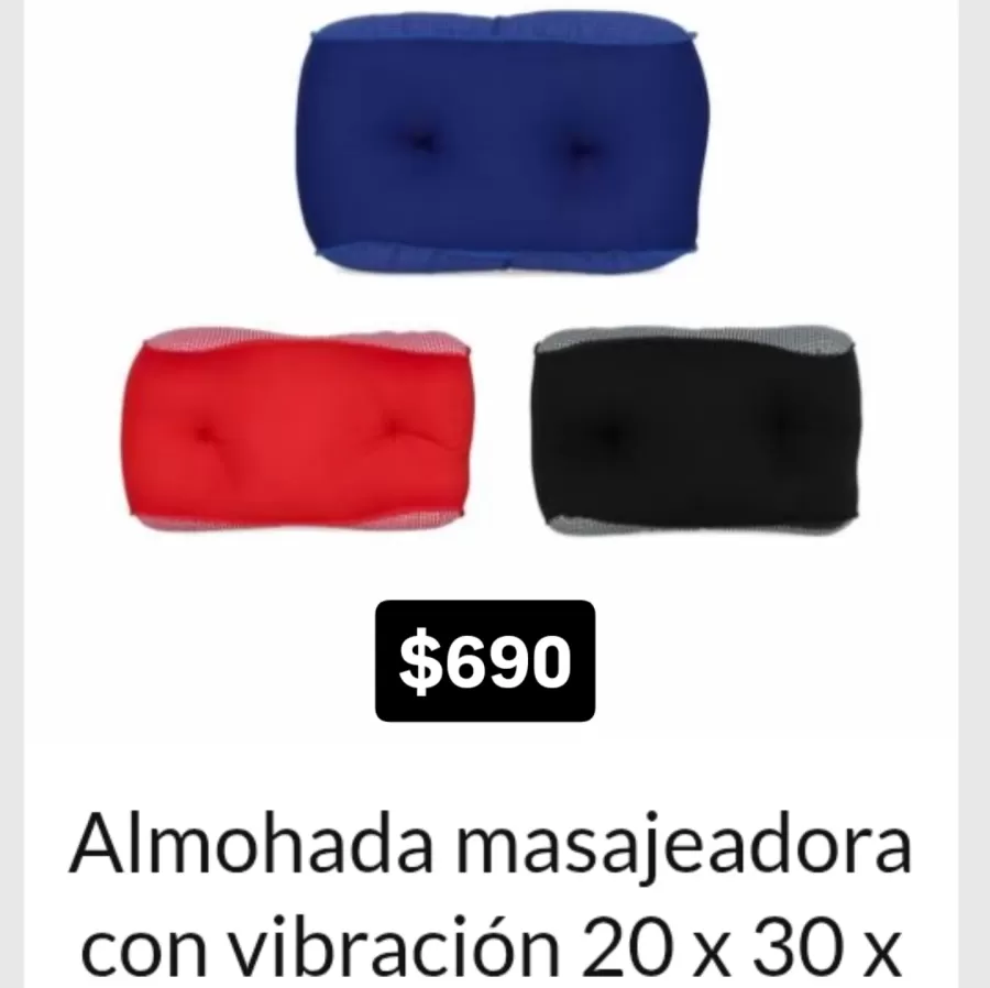 Almohada Masajeadora