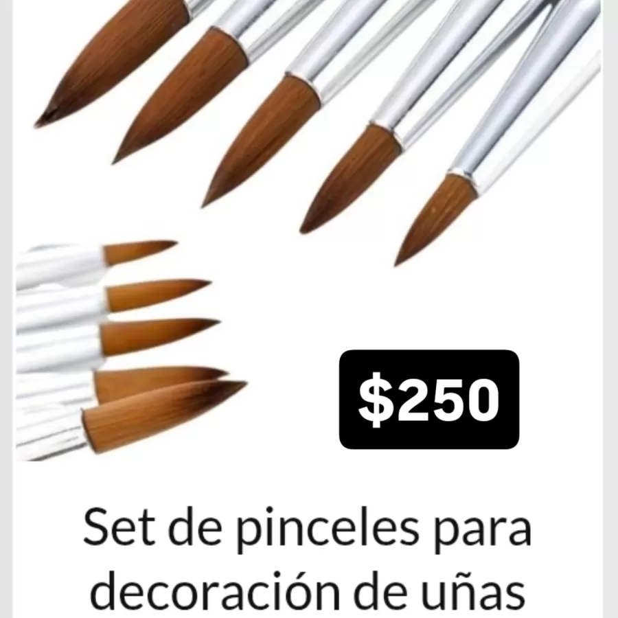Pinceles Manicura