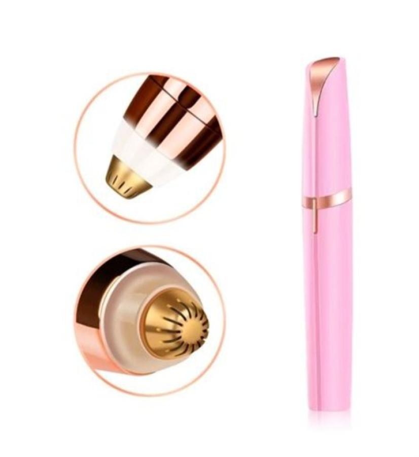 Depilador de cejas a batería con luz