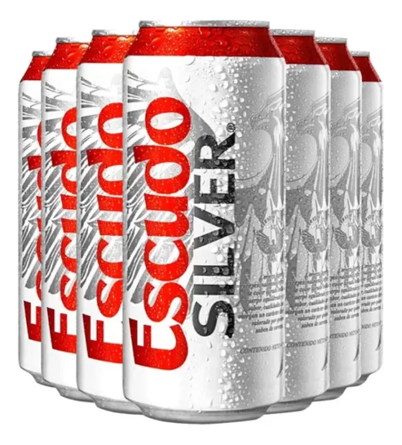 CERVEZA ESCUDO EN LATA 475 ML x 6 unidades 