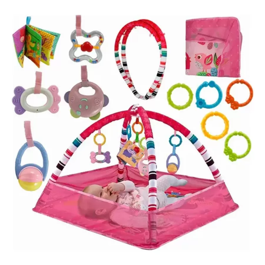 Gimnasio Para Bebe Color Rosado