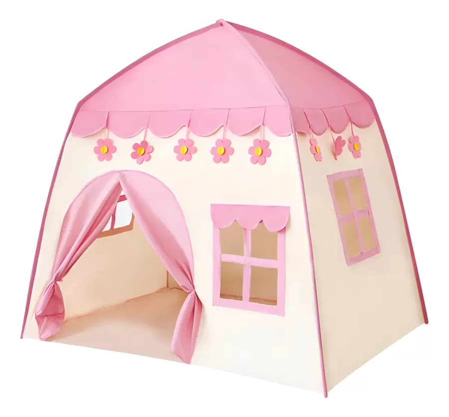 Carpa Infantil Castillo Rosa