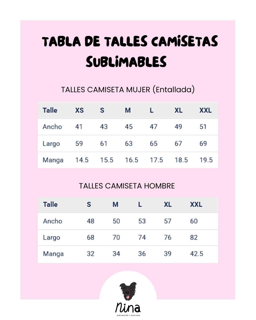 Guía de talles