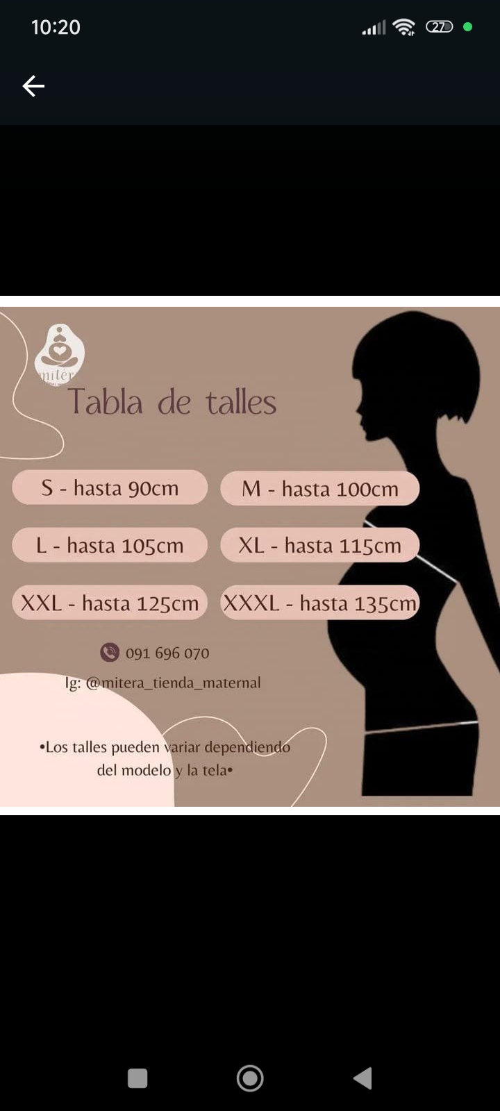 Guía de talles